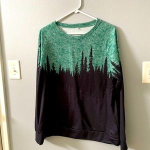 Pine tree sweatshirt